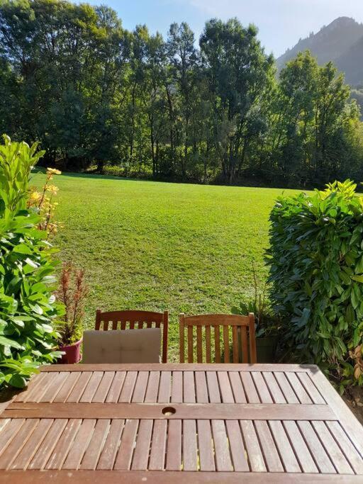 Apartament Rez De Jardin / Pieds Des Pistes Bernex Zewnętrze zdjęcie